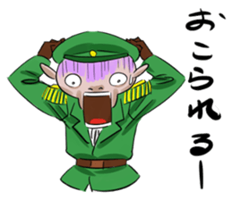 Colonel Demon conquer the world. sticker #3816252