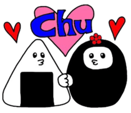 Happy Omusubi sticker #3816938