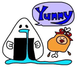Happy Omusubi sticker #3816952