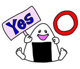 Happy Omusubi sticker #3816962