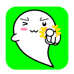 White ghost sticker vol.2