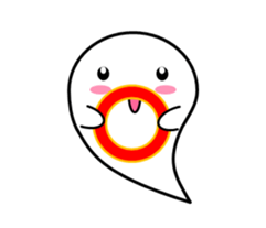 White ghost sticker vol.2 sticker #3817247