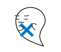 White ghost sticker vol.2 sticker #3817248