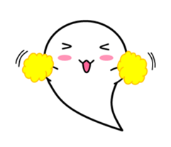 White ghost sticker vol.2 sticker #3817249