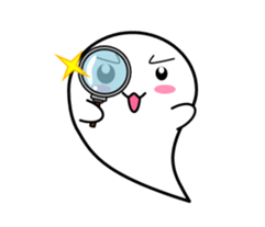 White ghost sticker vol.2 sticker #3817250