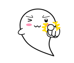 White ghost sticker vol.2 sticker #3817251