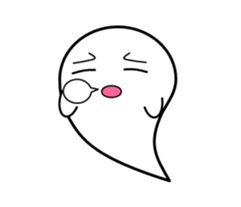 White ghost sticker vol.2 sticker #3817254