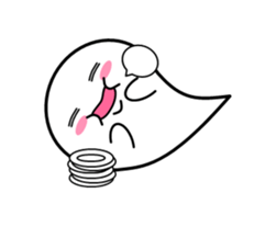 White ghost sticker vol.2 sticker #3817255