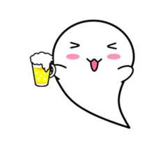 White ghost sticker vol.2 sticker #3817256