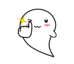 White ghost sticker vol.2 sticker #3817262