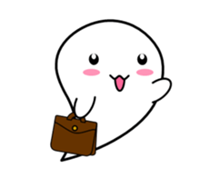 White ghost sticker vol.2 sticker #3817265