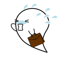 White ghost sticker vol.2 sticker #3817266