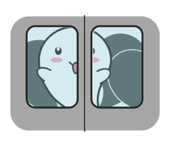 White ghost sticker vol.2 sticker #3817267