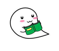 White ghost sticker vol.2 sticker #3817274