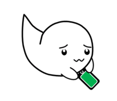 White ghost sticker vol.2 sticker #3817275