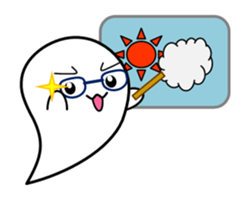 White ghost sticker vol.2 sticker #3817278