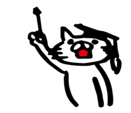 Big brother Cat sticker #3817684