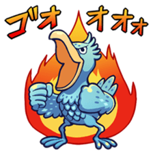 Shoebill and funny animals sticker #3817749