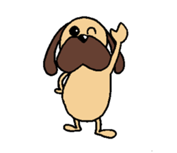 pearl dog sticker #3817767