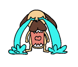 pearl dog sticker #3817771