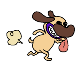 pearl dog sticker #3817778