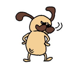 pearl dog sticker #3817779