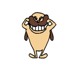 pearl dog sticker #3817782