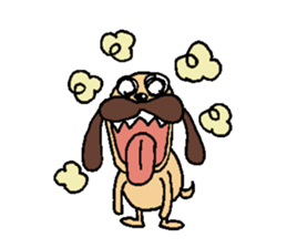 pearl dog sticker #3817790