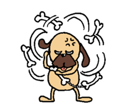 pearl dog sticker #3817794