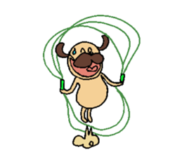 pearl dog sticker #3817797