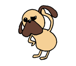 pearl dog sticker #3817799