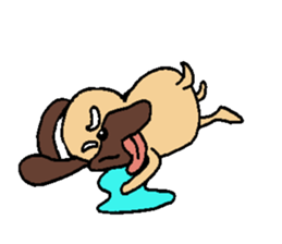 pearl dog sticker #3817801