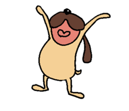 pearl dog sticker #3817804