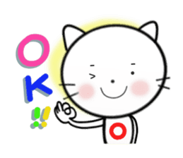 White cat stickers <Shiro Neko> sticker #3818092