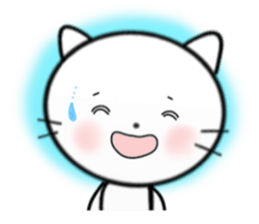 White cat stickers <Shiro Neko> sticker #3818109