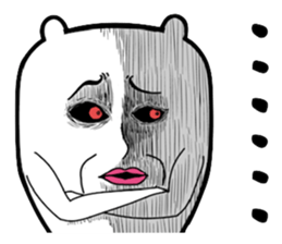 Scary dog sticker #3818150