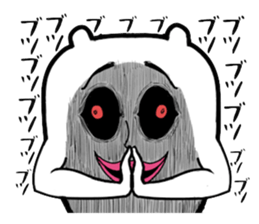 Scary dog sticker #3818153