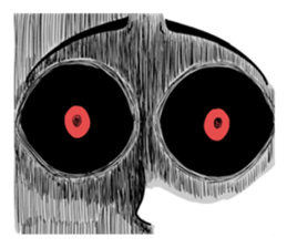 Scary dog sticker #3818166