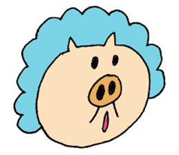 Grandma of pig sticker #3818491