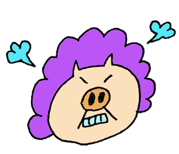 Grandma of pig sticker #3818492