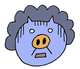 Grandma of pig sticker #3818498