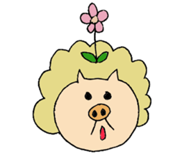 Grandma of pig sticker #3818501