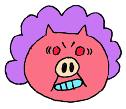 Grandma of pig sticker #3818502