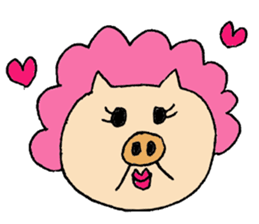 Grandma of pig sticker #3818505