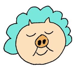 Grandma of pig sticker #3818506