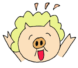 Grandma of pig sticker #3818510