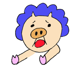 Grandma of pig sticker #3818515