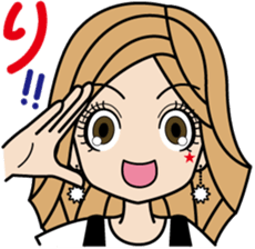 Gal word  sticker sticker #3818888