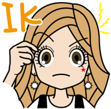 Gal word  sticker sticker #3818893