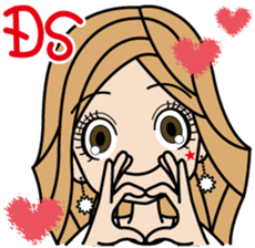 Gal word  sticker sticker #3818901